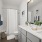 a bathroom with a tub sink and a toilet